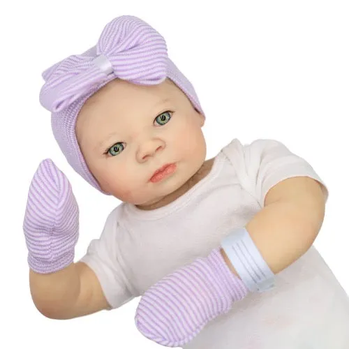 Newborn Hospital Hat, Mittens & Bands