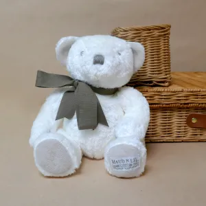 Organic Teddy Bear Fluffy Soft Toy - Gift Boxed - White  ***SOLD OUT PRE-ORDER FOR END JANUARY 2025 DELIVERY***