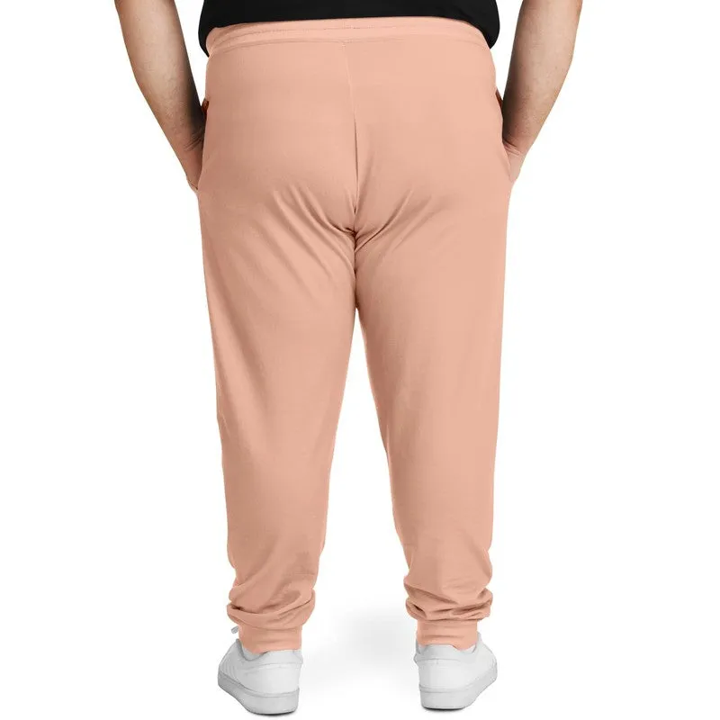 Pale Pastel Red Joggers | Unisex | with PLUS sizes | Bright Pale Pastel Red | C0M30Y30K0