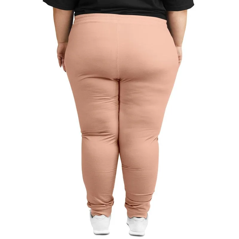 Pale Pastel Red Joggers | Unisex | with PLUS sizes | Bright Pale Pastel Red | C0M30Y30K0