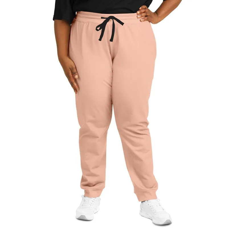 Pale Pastel Red Joggers | Unisex | with PLUS sizes | Bright Pale Pastel Red | C0M30Y30K0