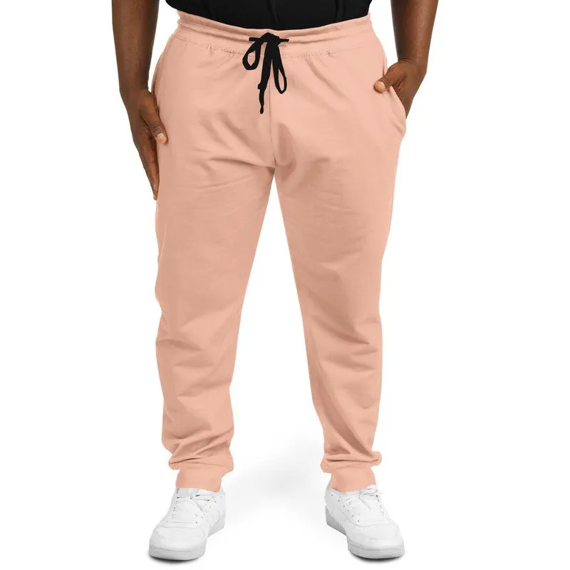 Pale Pastel Red Joggers | Unisex | with PLUS sizes | Bright Pale Pastel Red | C0M30Y30K0