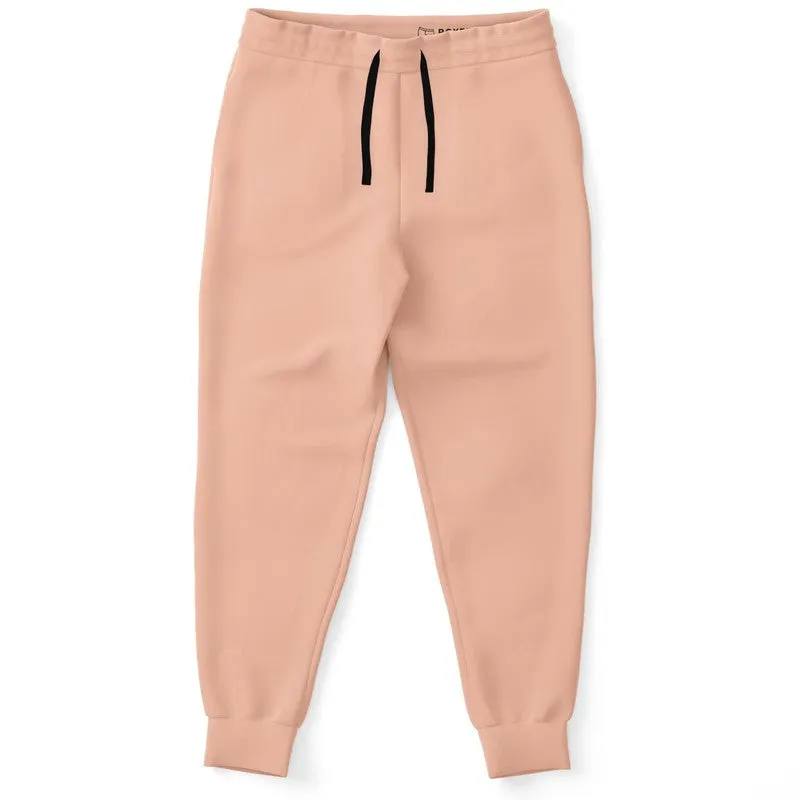 Pale Pastel Red Joggers | Unisex | with PLUS sizes | Bright Pale Pastel Red | C0M30Y30K0