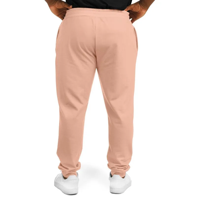 Pale Pastel Red Joggers | Unisex | with PLUS sizes | Bright Pale Pastel Red | C0M30Y30K0