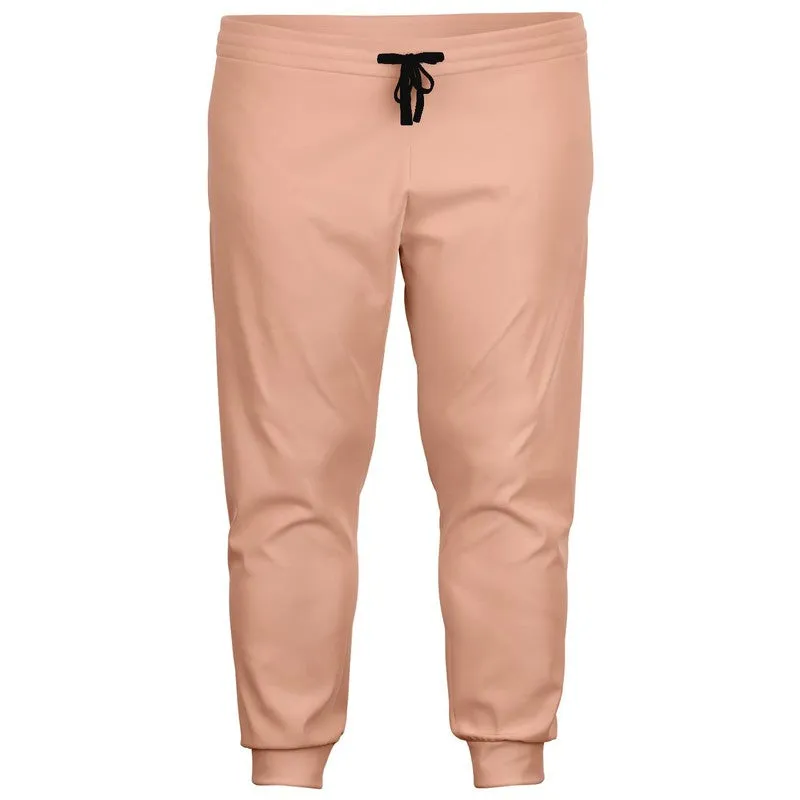 Pale Pastel Red Joggers | Unisex | with PLUS sizes | Bright Pale Pastel Red | C0M30Y30K0