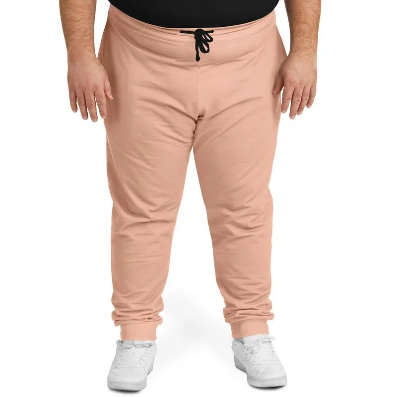 Pale Pastel Red Joggers | Unisex | with PLUS sizes | Bright Pale Pastel Red | C0M30Y30K0