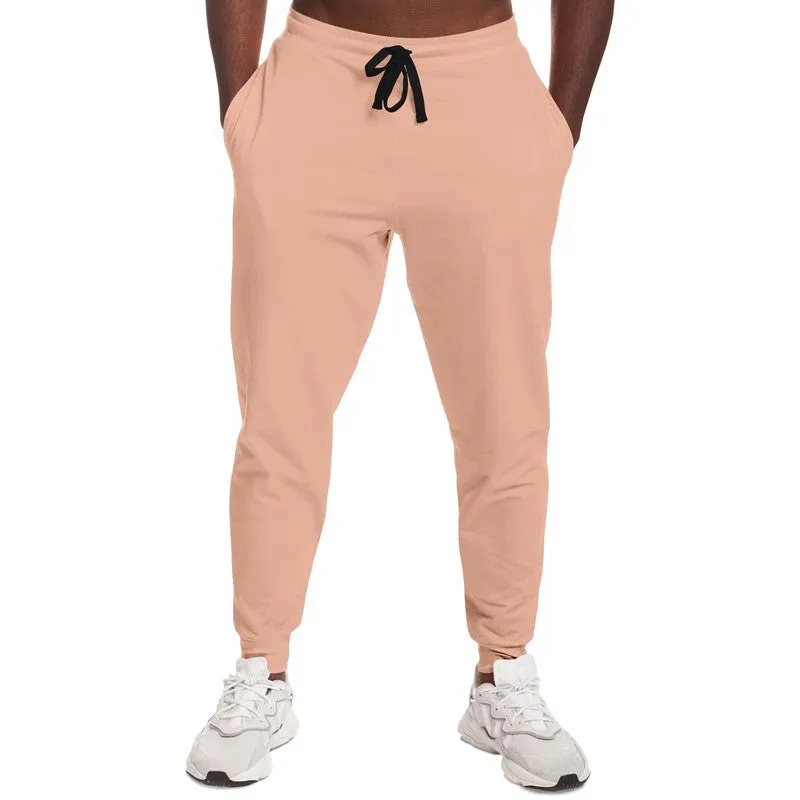 Pale Pastel Red Joggers | Unisex | with PLUS sizes | Bright Pale Pastel Red | C0M30Y30K0