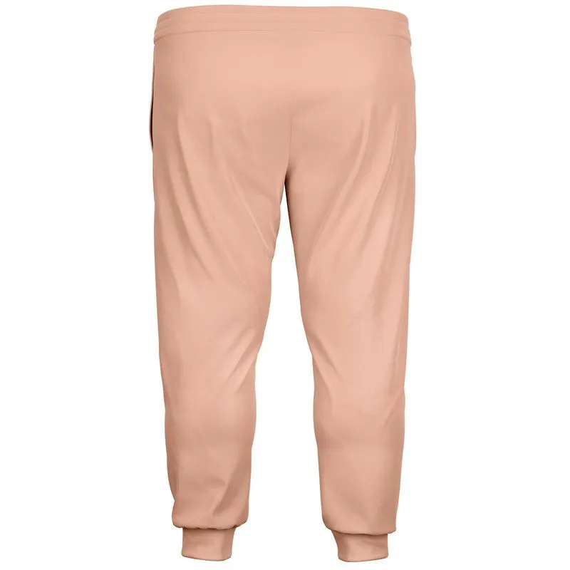 Pale Pastel Red Joggers | Unisex | with PLUS sizes | Bright Pale Pastel Red | C0M30Y30K0