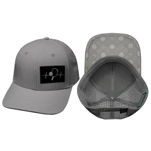 Pickleball Hat | Baseball Hat Fit | Light Gray