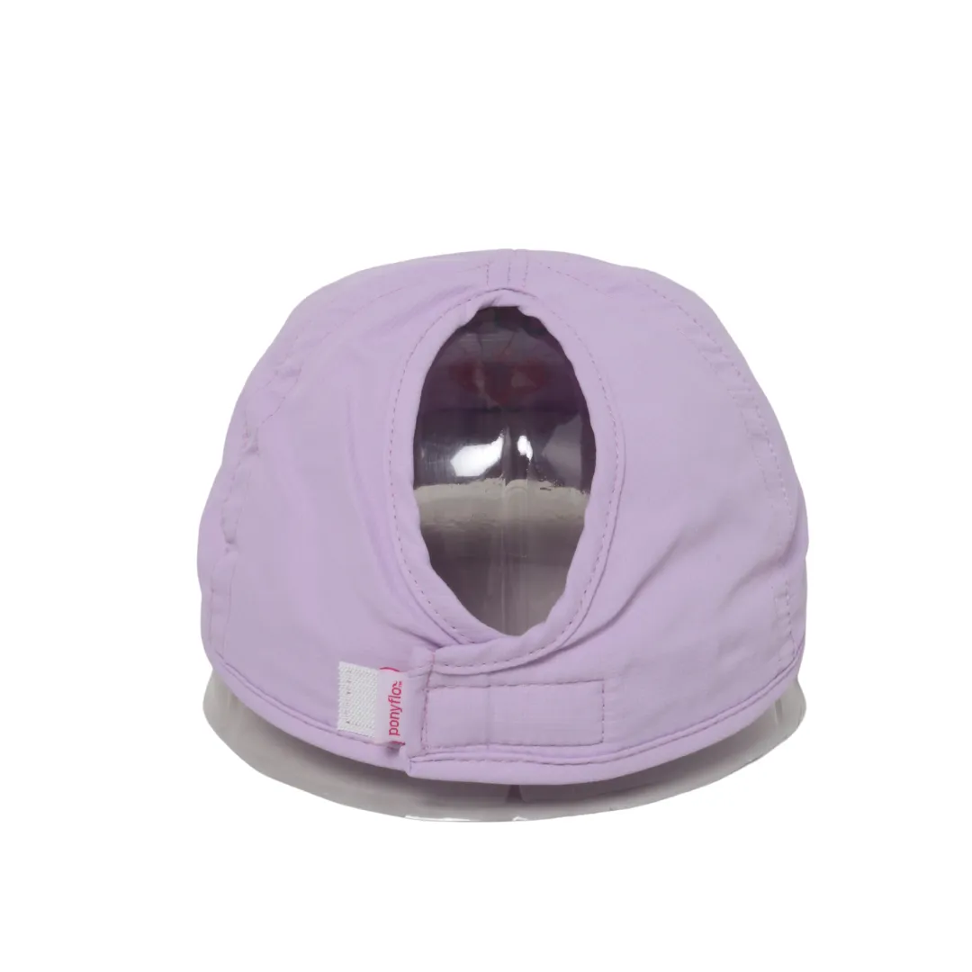 Pickleball Social Club with Pink Paddles Lightweight Ponytail Cap