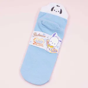 Pochacco Embroidered Heel Socks
