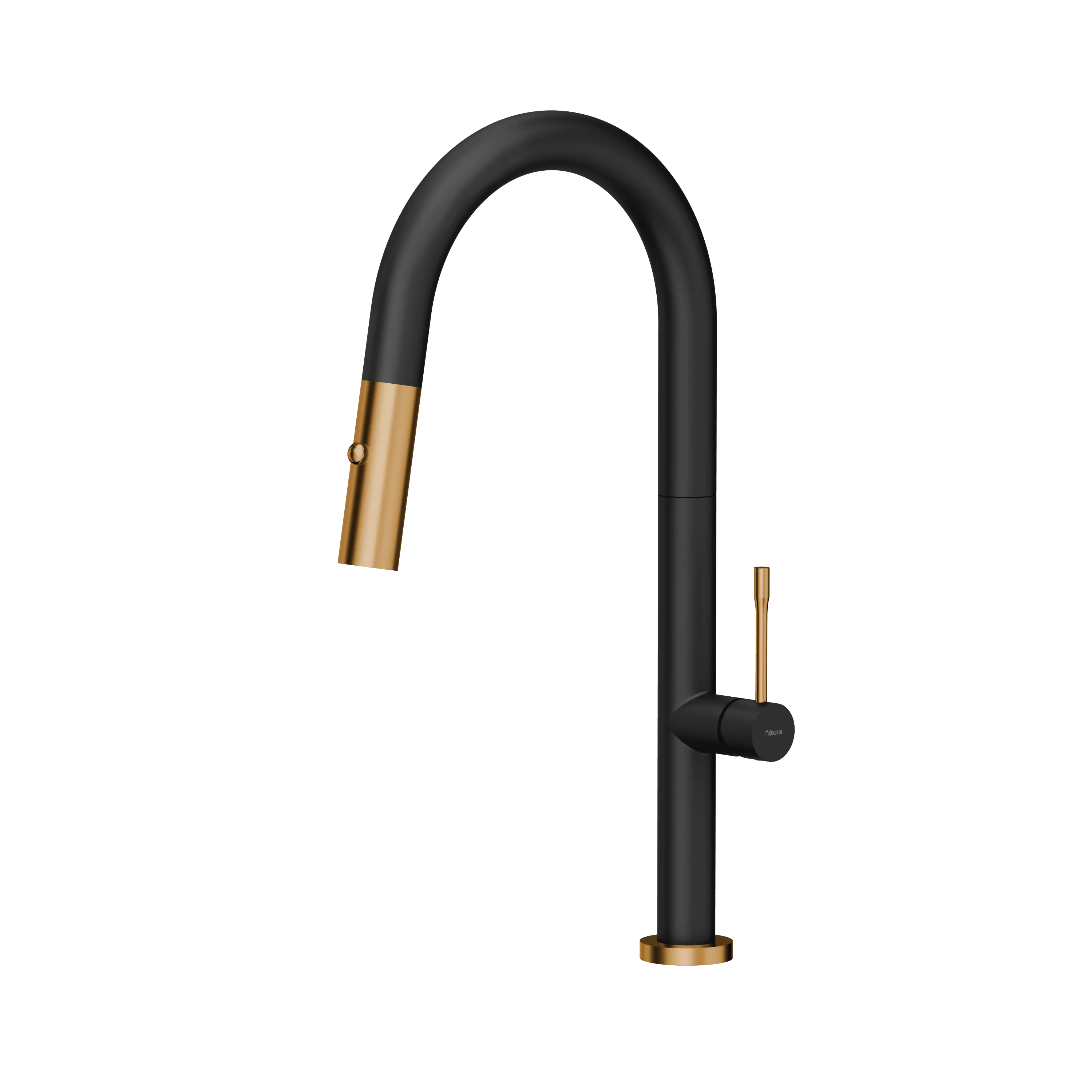 Quadron Felicity kitchen pull down spray tap, Mix & Match Matte Black/Copper