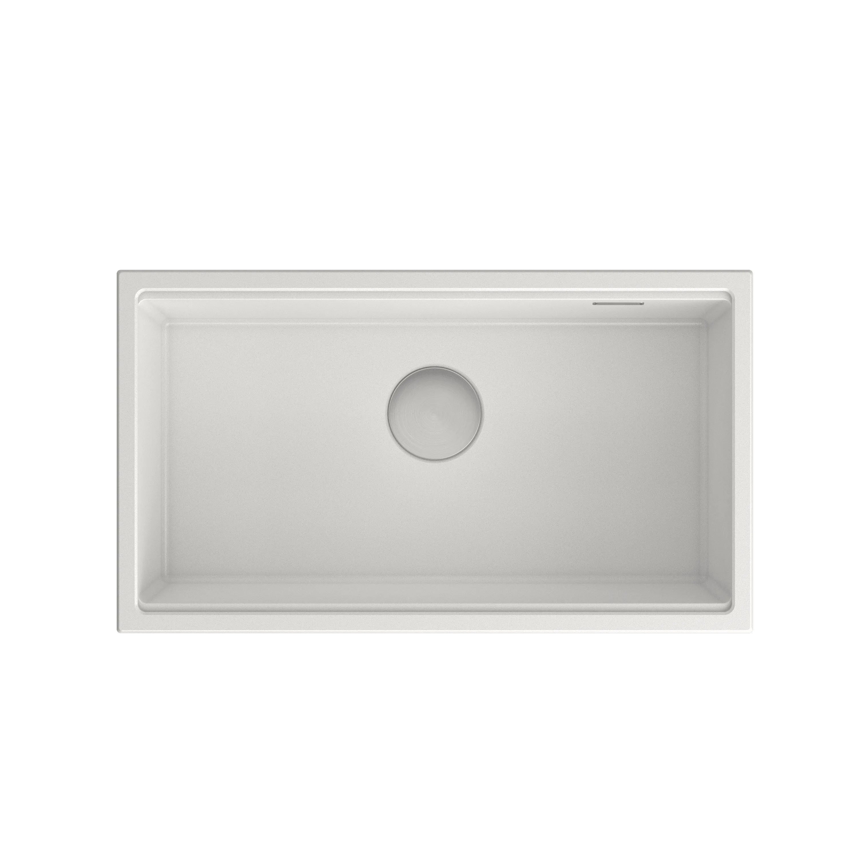 Quadron Logan 110 White, topmount or undermount sink