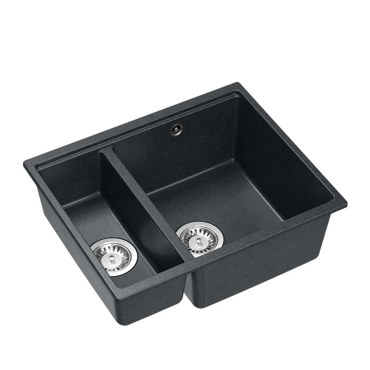 Quadron Logan 151 Black, topmount or undermount sink
