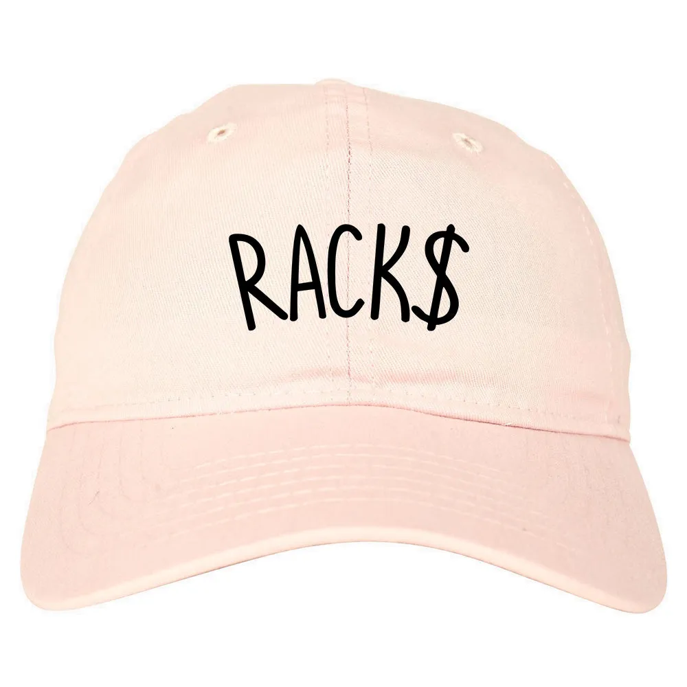 Racks Money Sign Mens Dad Hat Baseball Cap