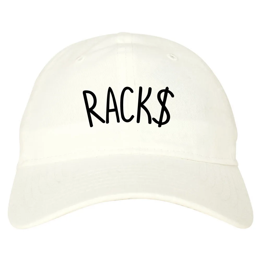 Racks Money Sign Mens Dad Hat Baseball Cap
