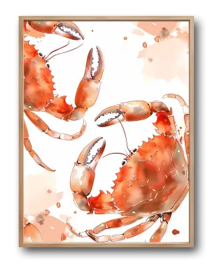 Red Crabs Poster