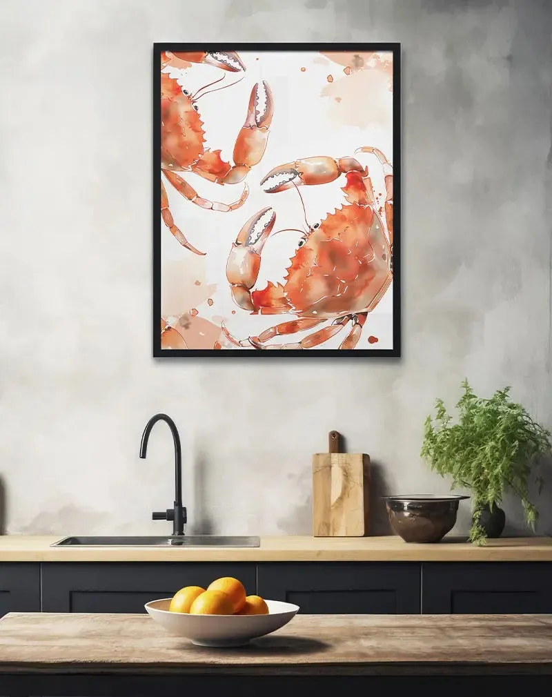 Red Crabs Poster