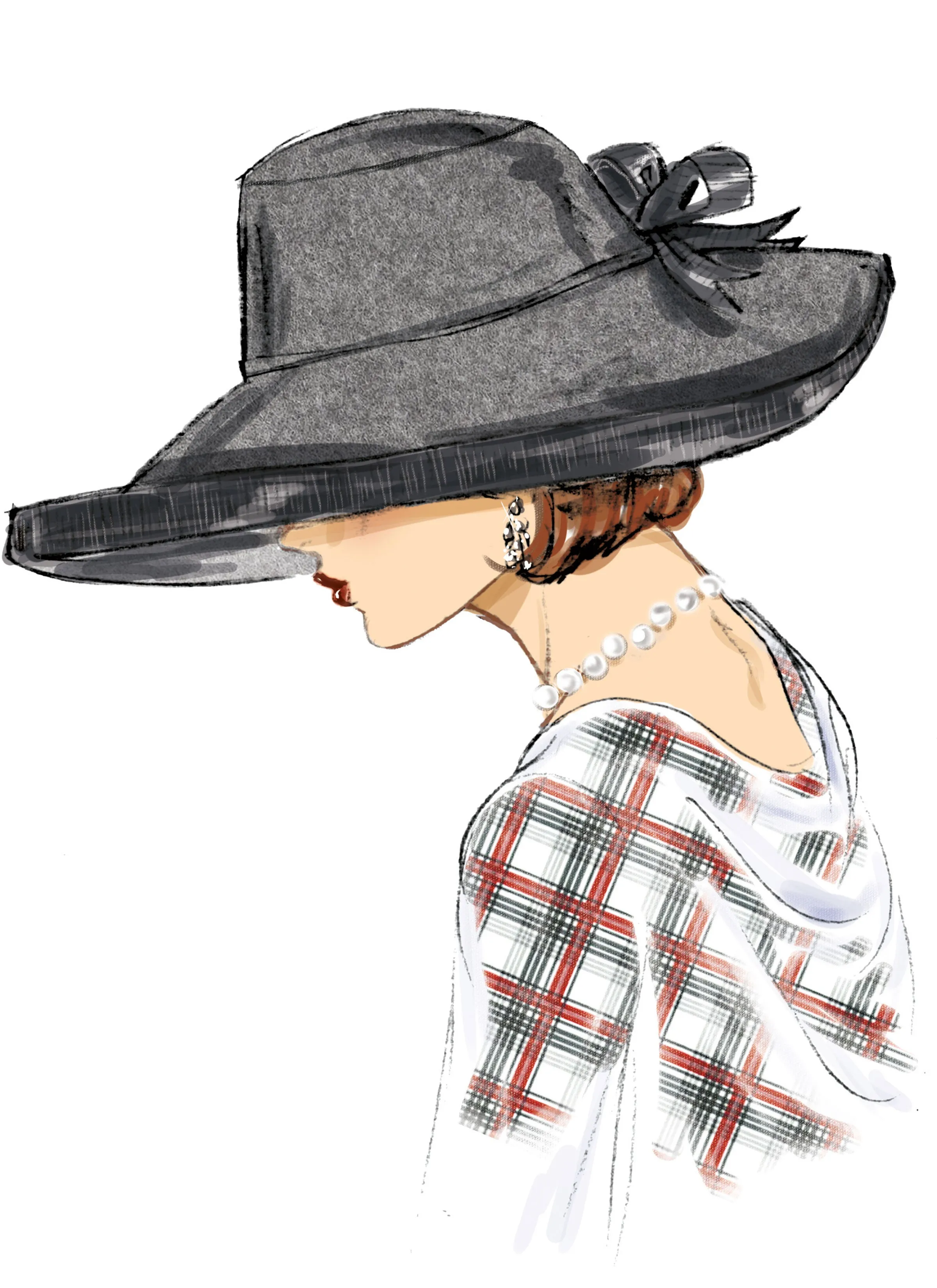Simplicity Pattern 9834 Misses' Hats in Five Styles