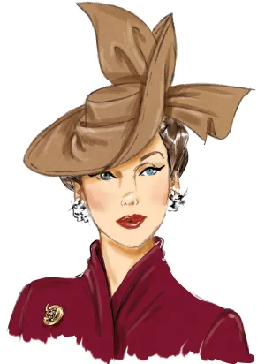 Simplicity sewing pattern 9834 Misses' Hats in Five Styles