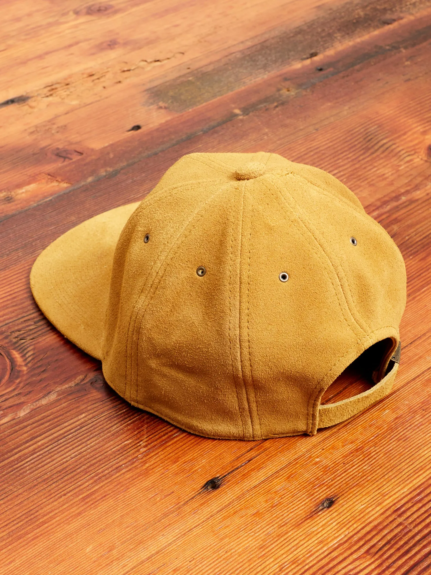Suede Cap in Camel