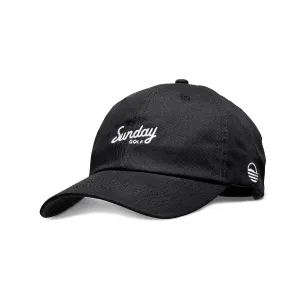Sunday Golf Dad Hat | MATTE BLACK