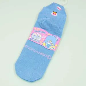 Tuxedosam Embroidered Heel Socks