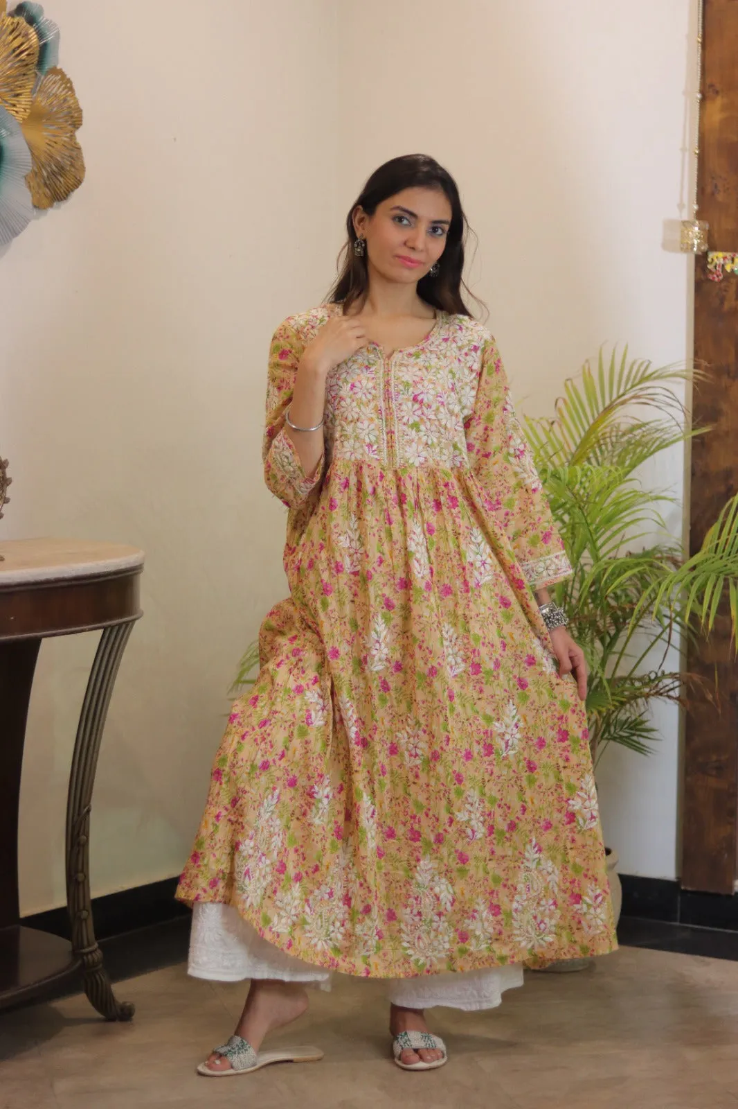Urwah Mulmul A-Line Gown